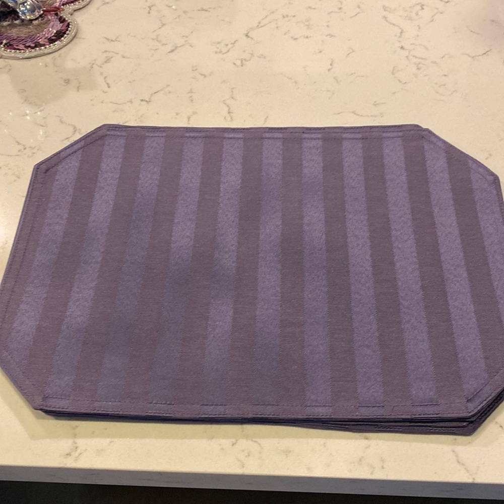Purple Place Mats NWOT